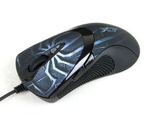 Mysz komputerowa A4 TECH Evo XGame Laser Oscar X747 Brown Fire A4TMYS29980 (laserowa; 3600 DPI; kolor brązowy)-1
