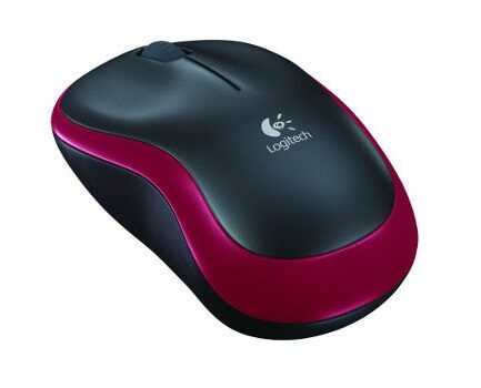 Mysz bezprzewodowa Logitech M185 910-002237 (optyczna; 1000 DPI; kolor czerwony)-1