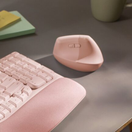 Mysz Logitech Lift Vertical Pink-1