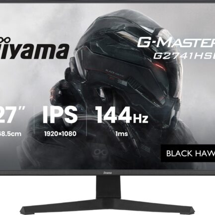 MONITOR IIYAMA LED IPS 27" G2741HSU-B1 Black Hawk 144Hz-1