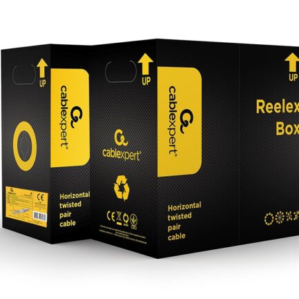 GEMBIRD FTP KABEL DRUT KAT 6 CCA ECA 305M SZARY-1