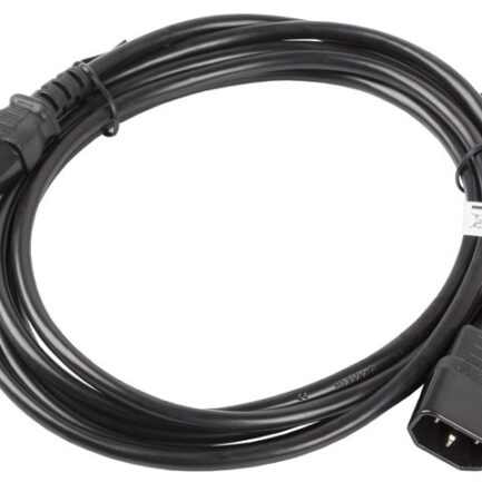 LANBERG PRZEDŁUŻACZ KABLA ZASILAJĄCEGO C13 -> C14 VDE, 3M-2