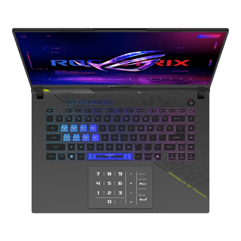 ASUS ROG Strix G16 G614PR-R9161W Ryzen 9 8940HX 16.0"FHD+ 165Hz IPS-level 300nits AG 16GB DDR5-5200 SSD1TB GeForce RTX 5070 Ti 12GB WLAN+BT LAN Cam1080p 90WHrs Win11 Eclipse Gray-5 ASUS ROG Strix G16 G614PR-R9161W Ryzen 9 8940HX 16.0"FHD+ 165Hz IPS-level 300nits AG 16GB DDR5-5200 SSD1TB GeForce RTX 5070 Ti 12GB WLAN+BT LAN Cam1080p 90WHrs Win11 Eclipse Gray-5