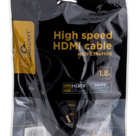 Kabel GEMBIRD CC-HDMI4-6 (HDMI M - HDMI M; 1,8m; kolor czarny)-2