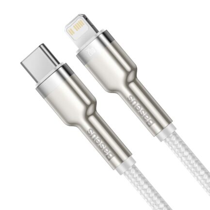 BASEUS KABEL USB-C LIGHTNING CAFULE PD 1M BIAŁY-2