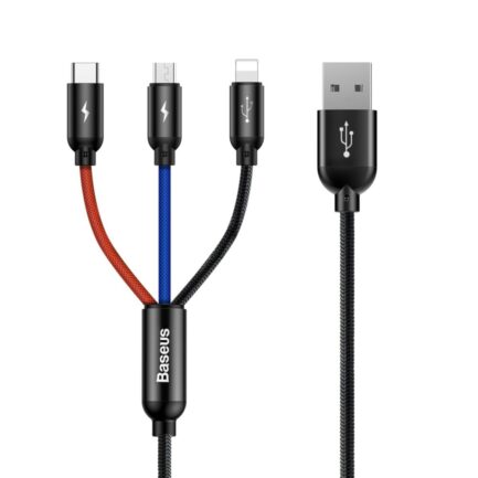 BASEUS KABEL USB 3W1 USB-C / LIGHTNING / MICRO 3A-1